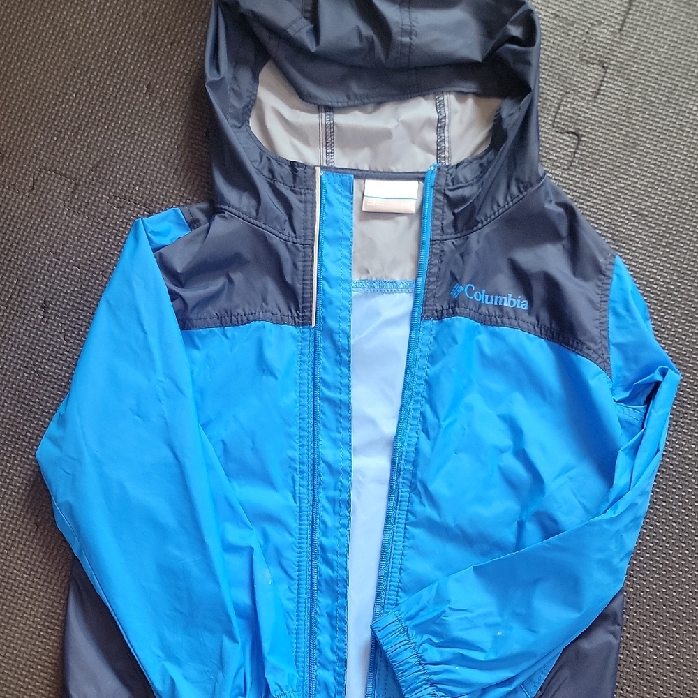 Columbia Kids Two-Tone Blue Raincoat
